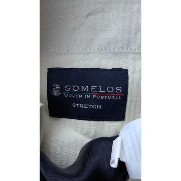 J.Crew Somelos Ludlow Slim Cotton Unstructured Men’s Suit -Grey-Size 40L (33x34)